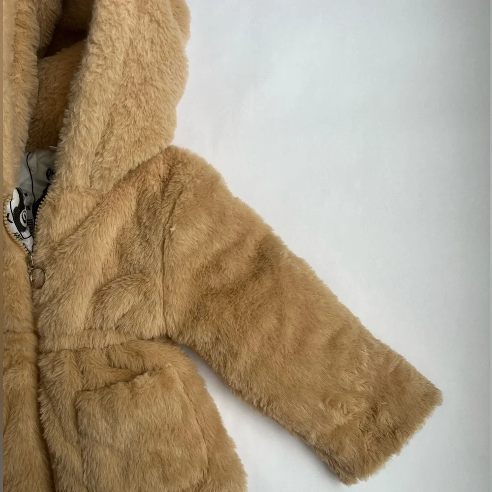 Teddy Bear Winter Coat Size 100 (SHEIN 3T)